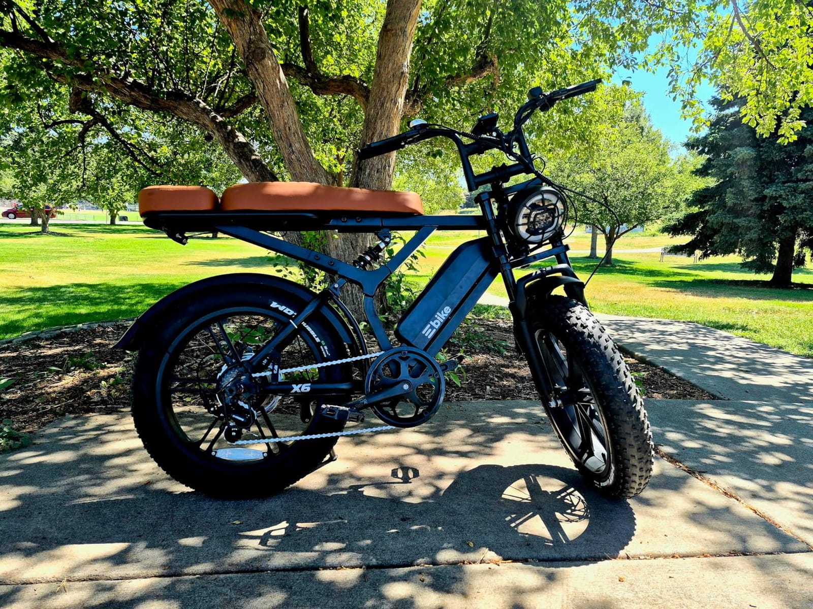 Electric Bike for Adults,48V15Ah Removable Battery Retro Ebike,Suspension customer photo 2