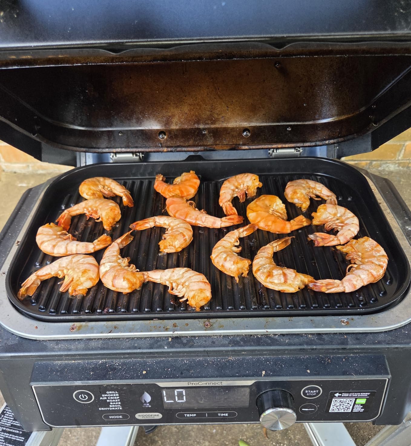 Ninja Woodfire ProConnect Premium XL Outdoor Grill & Smoker, Black & Gold customer photo 2