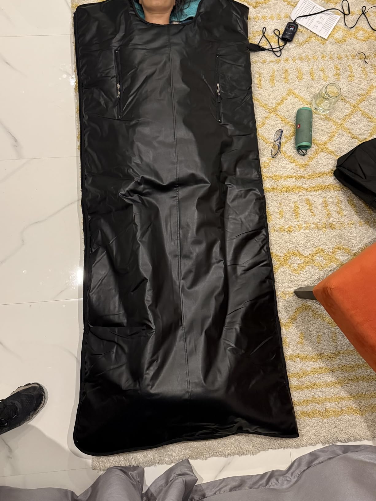 Infrared Sauna Blanket for Relaxation & Self-Care, Full Body Heat Therapy customer photo 1