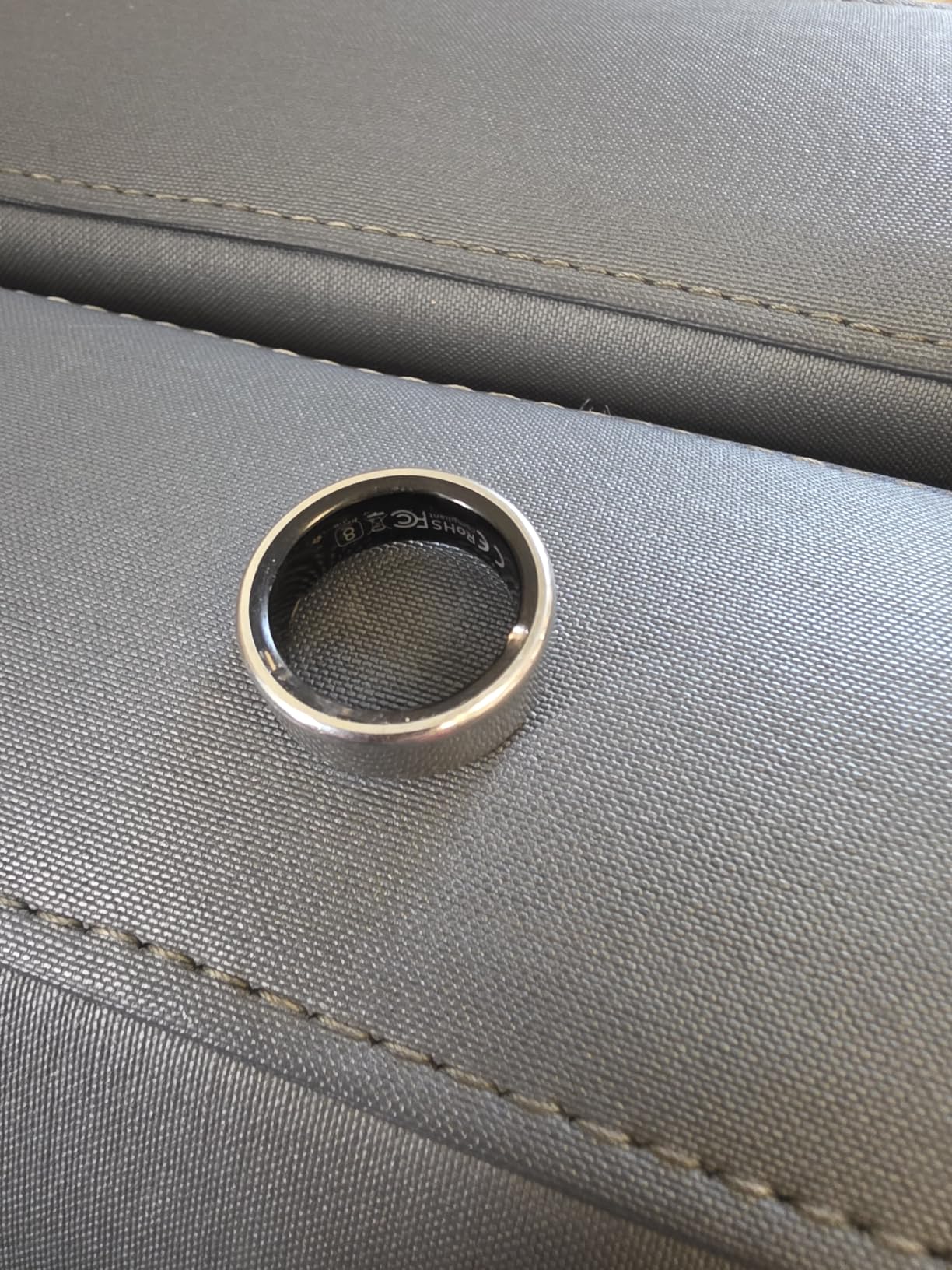 New Smart Ring Health Tracker for Women & Men, Sleep Exercise Health Monitoring, Daily Tracking, iOS/Android Compatible, IP68 Waterproof, No Subscription Required, 5‑Day Battery Life (Silver, 7) customer photo 2