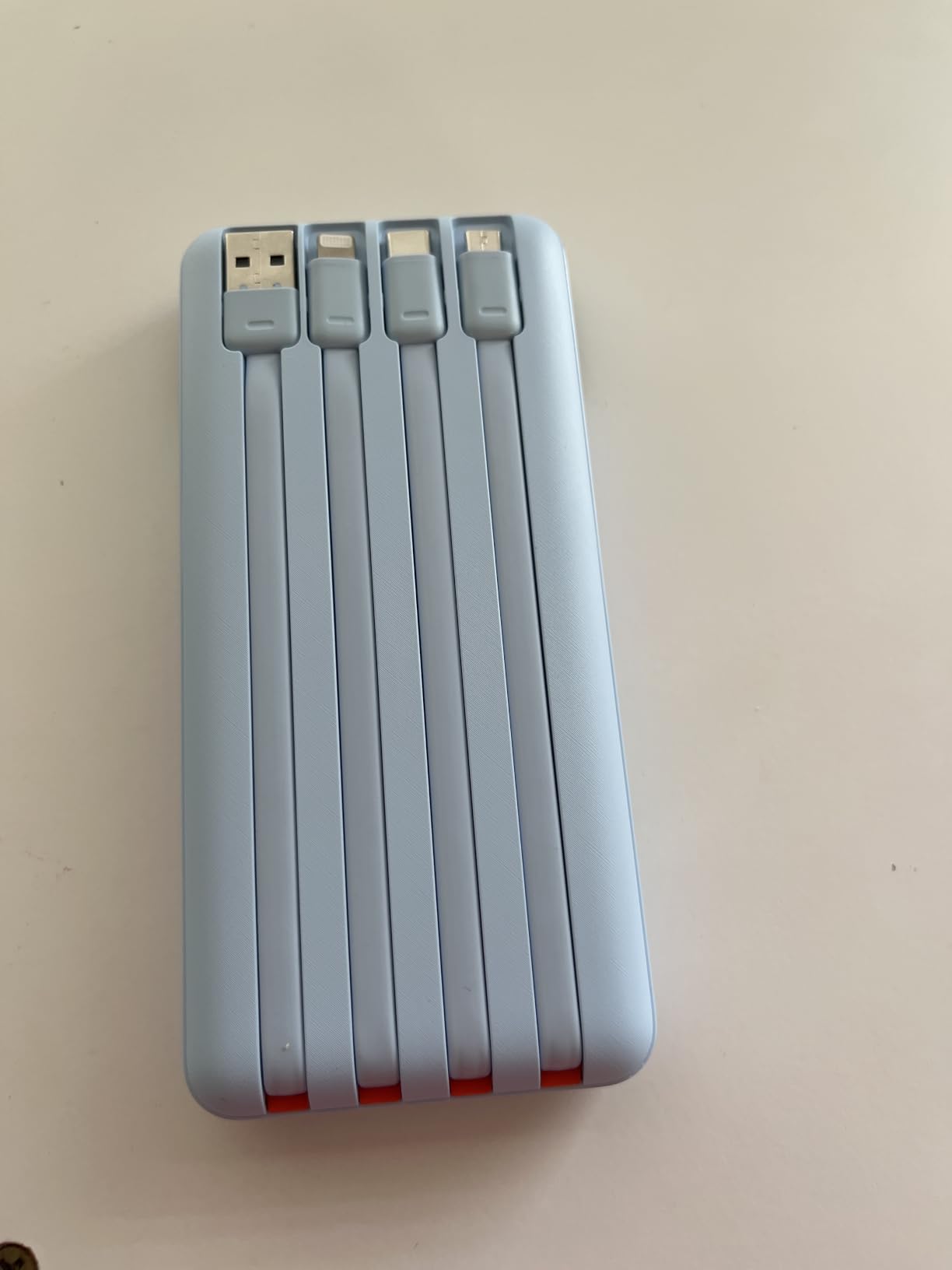 charmast Portable Charger Power Bank with Reinforced Built-in 4 Cables customer photo 2