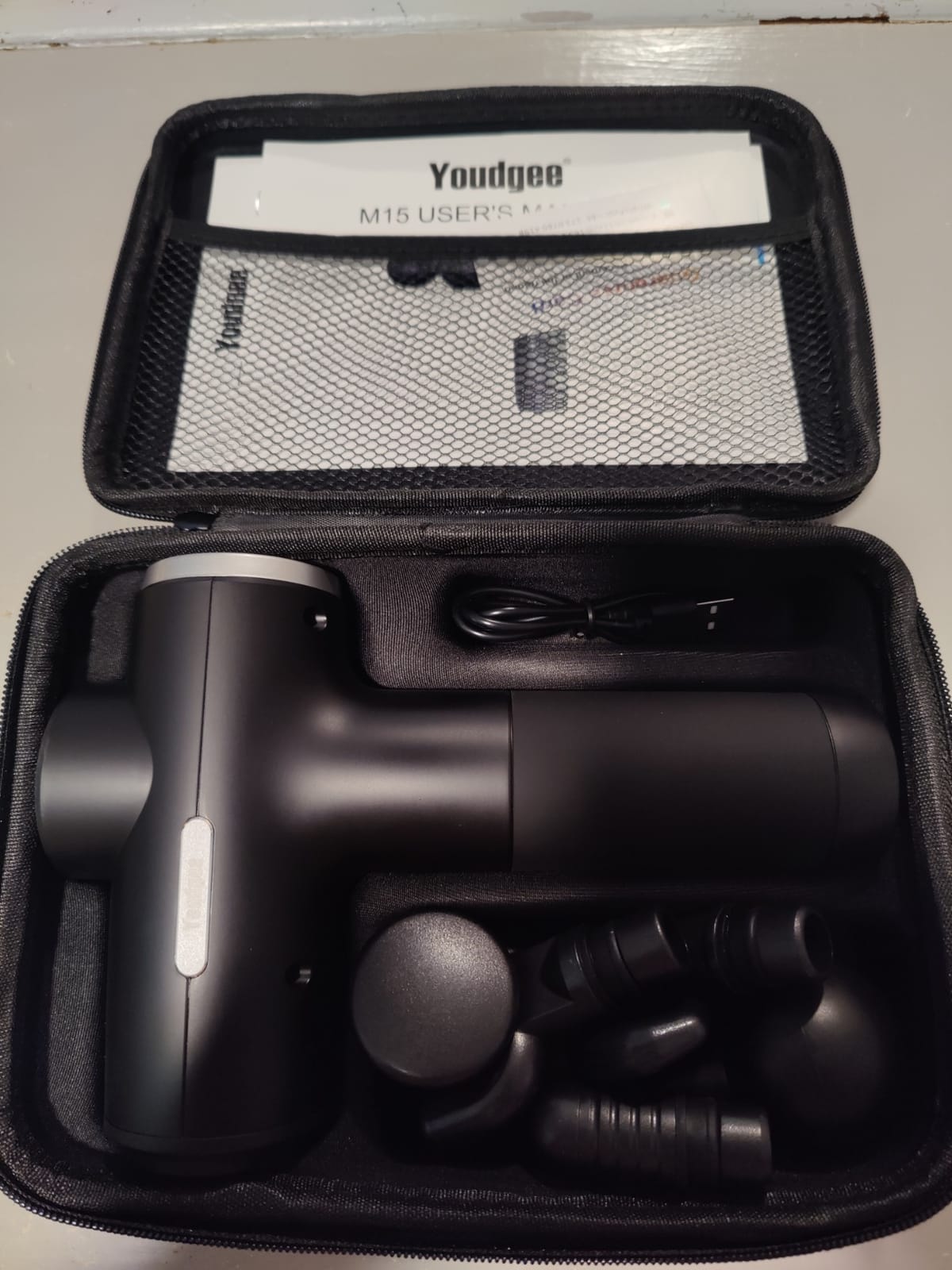 Massage Gun, Deep Tissue Percussion Massager 30 Speeds for Pain Relief customer photo 2