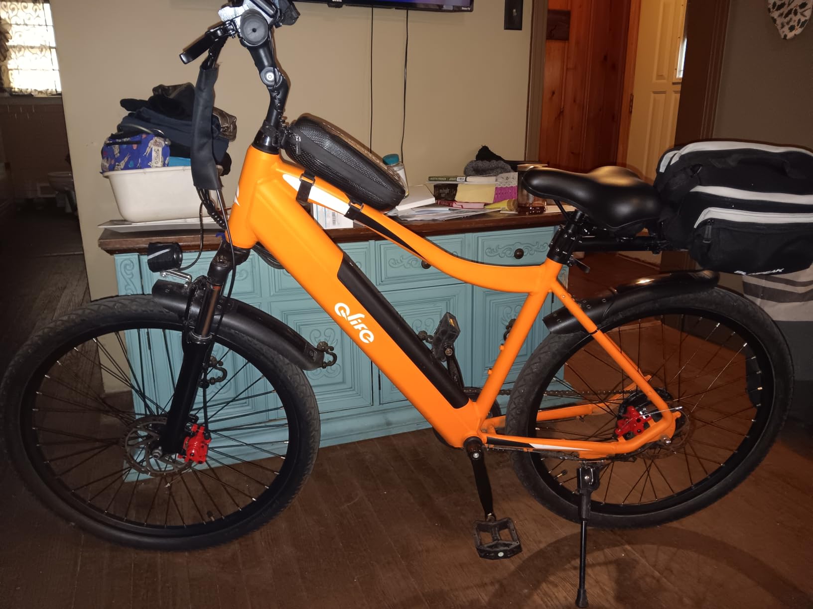 Qlife Cityone Plus Electric Bike for Adults, 48V 15Ah 720Wh Removable Battery, Up to 80 Miles Range,1200W Peak Motor,26
