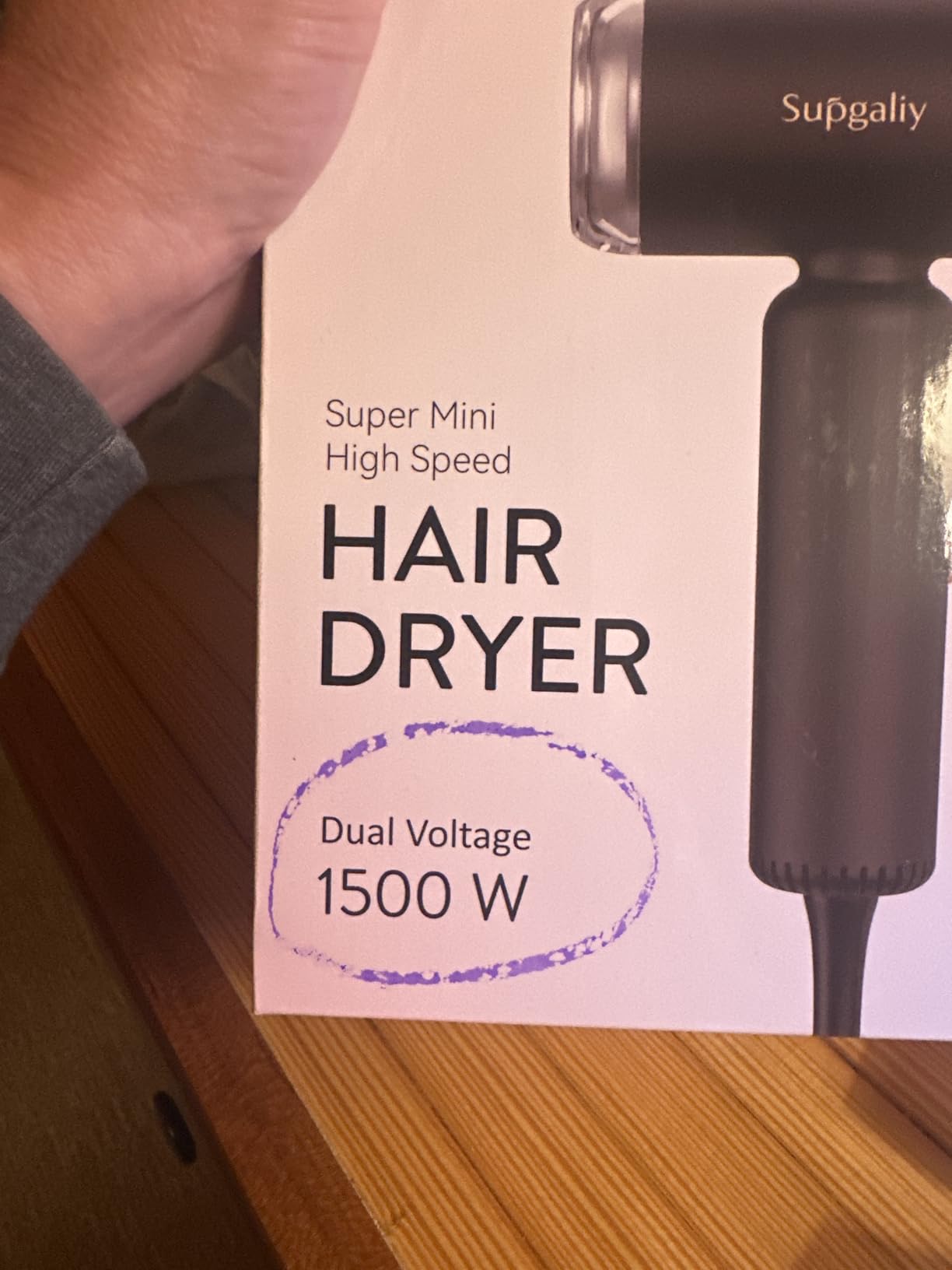 Dual Voltage Travel Hair Dryer, High-Speed Ionic Blow Dryer customer photo 2