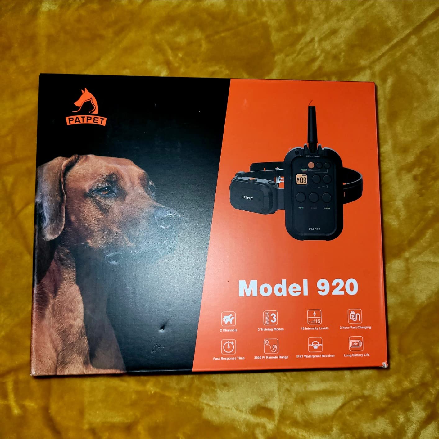 PATPET GPS Wireless Dog Fence | No-Dig & No-App, 9999-Yard Range | IP67 Waterproof Collar, 3 Modes for Medium & Large Dogs customer photo 2