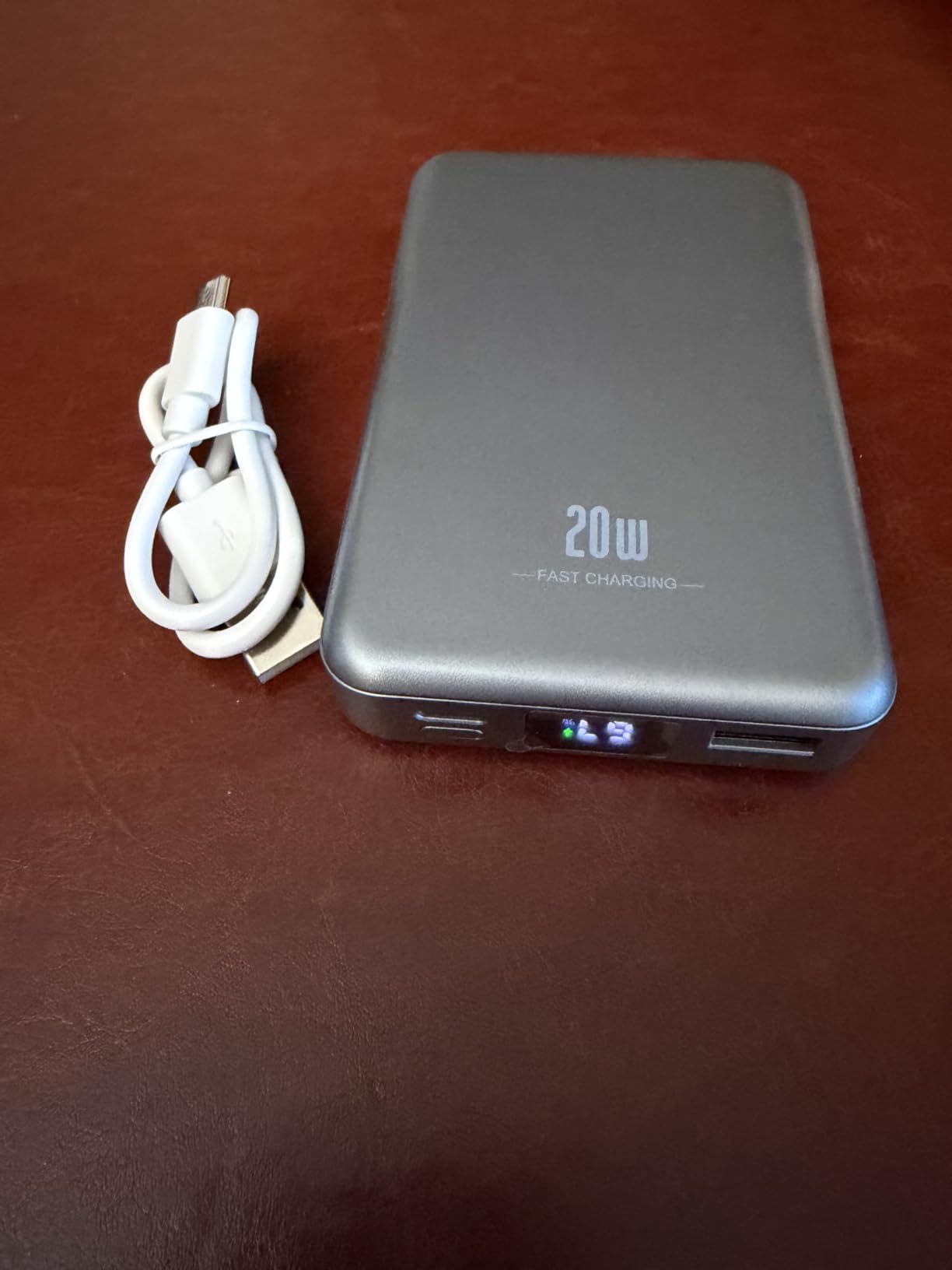 Magnetic Portable Charger 10000mAh, Fast Charging MagSafe Battery Pack customer photo 2