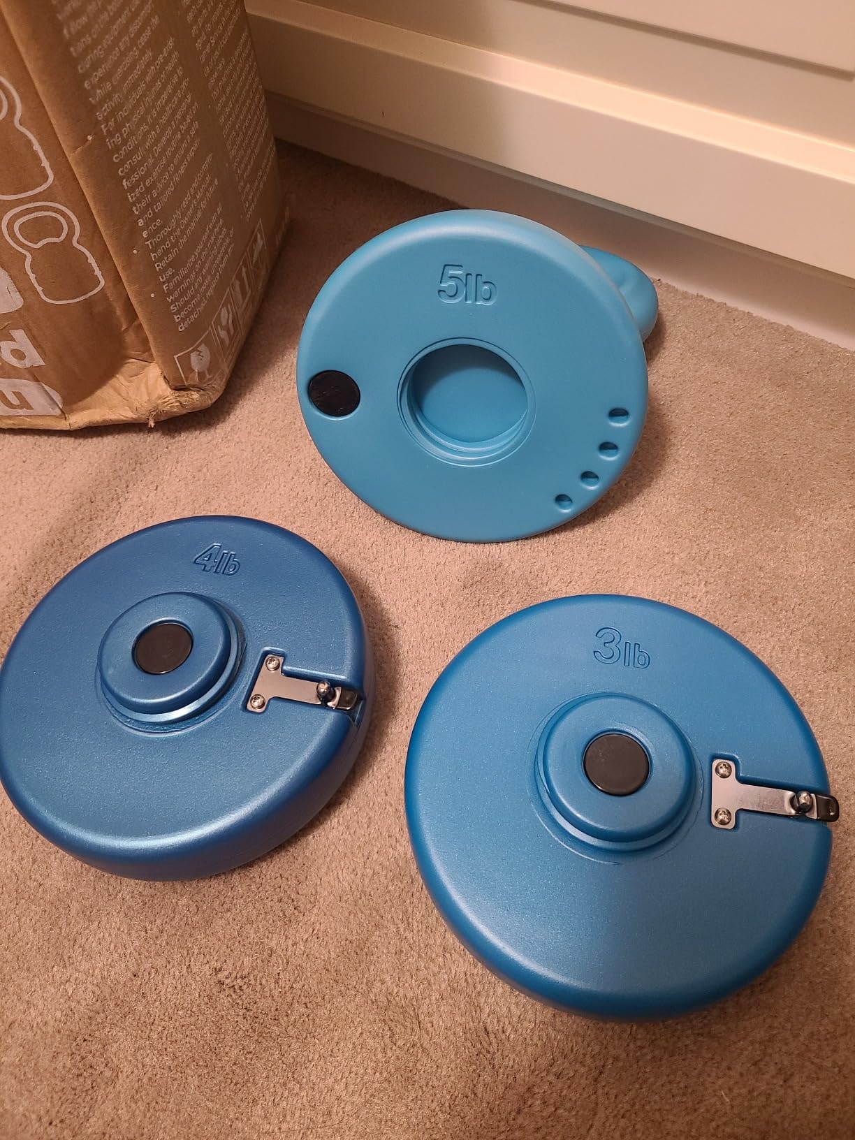 Adjustable Kettlebell for Women | 5LB, 8LB, 12LB | Home Strength Training customer photo 1