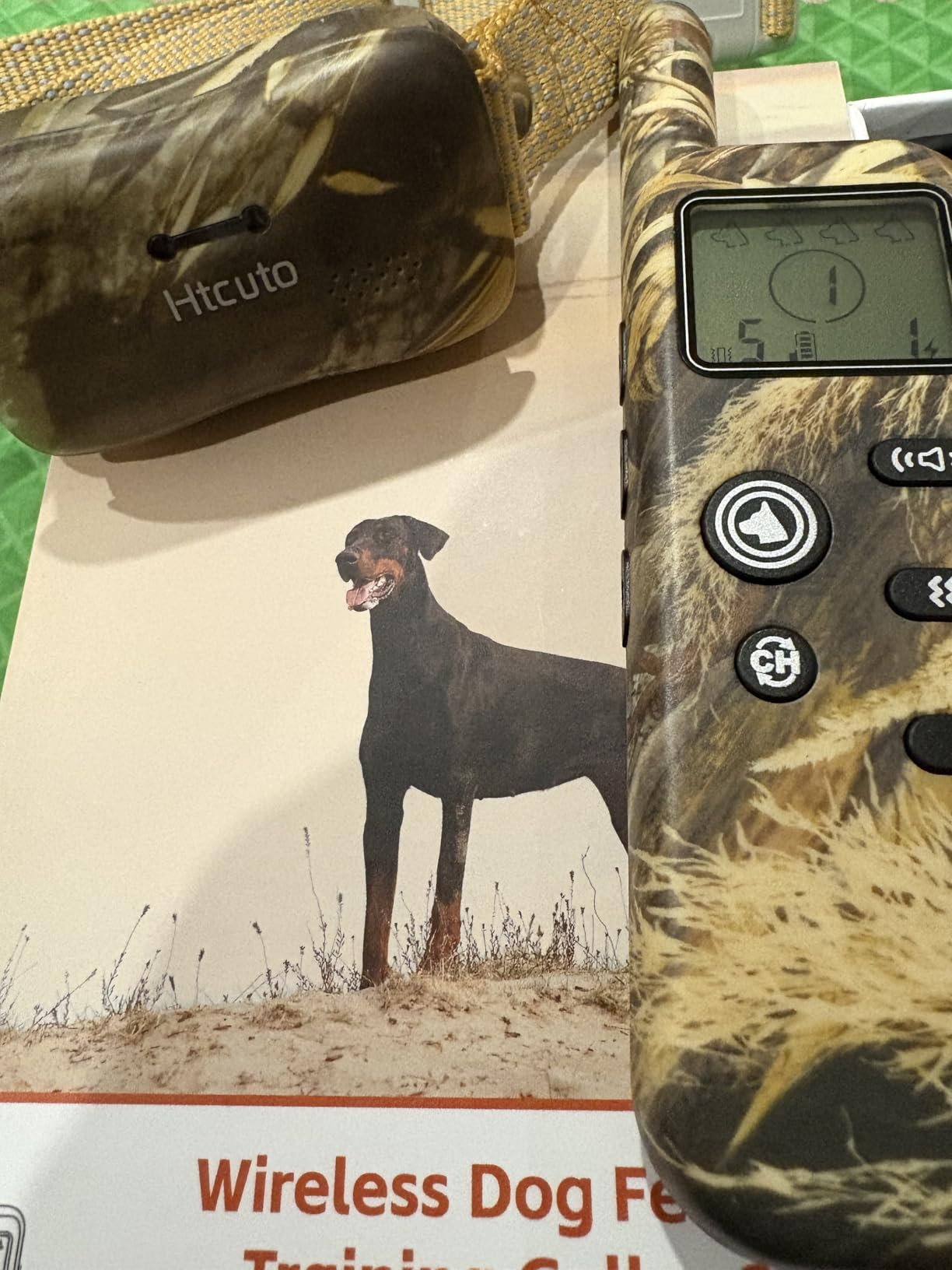 Htcuto Wireless Dog Fence System for 2 Dogs Electric Dog Fence customer photo 1