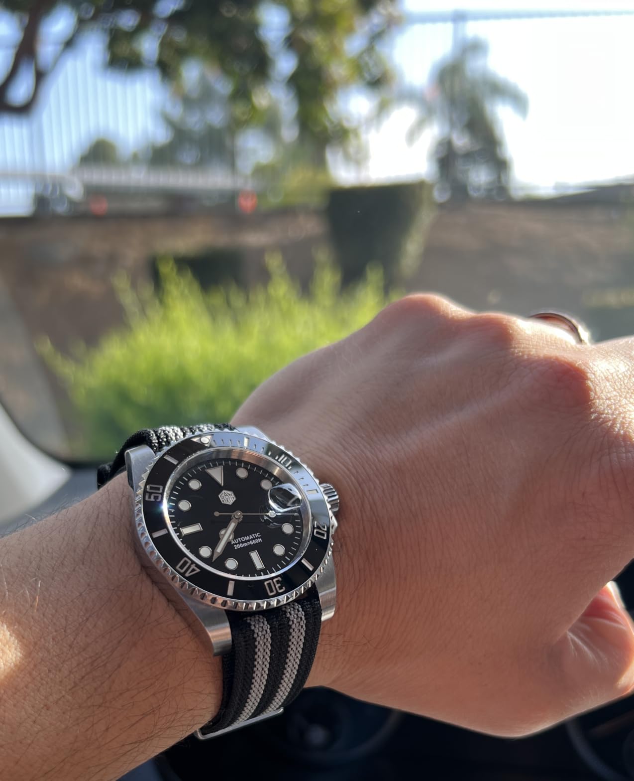 San Martin Men Watch SN0017G-F, 40 mm 20 Bar Diver Watch ST2130 Automatic Mechanical Luxury Diving Waterproof Wrist Watch customer photo 2