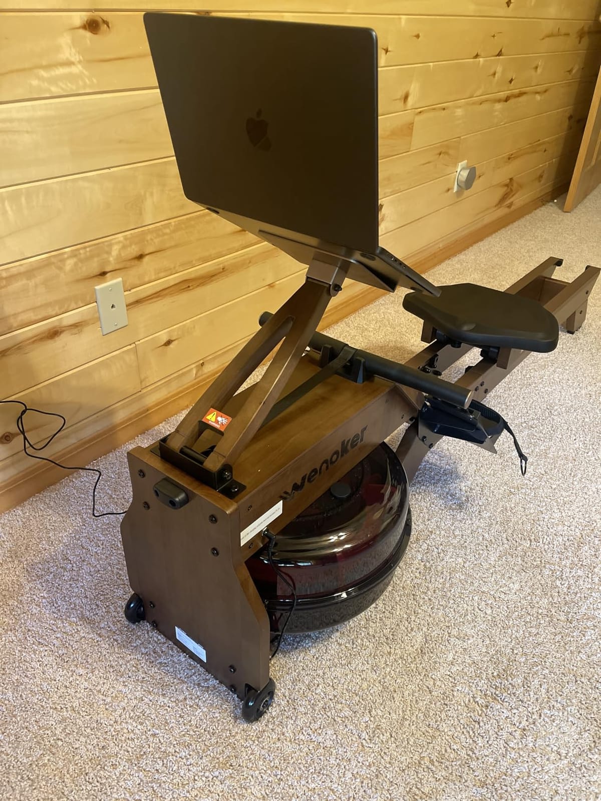 Wenoker Water Rowing Machine, Foldable Saving,Immersive Water Rower customer photo 1