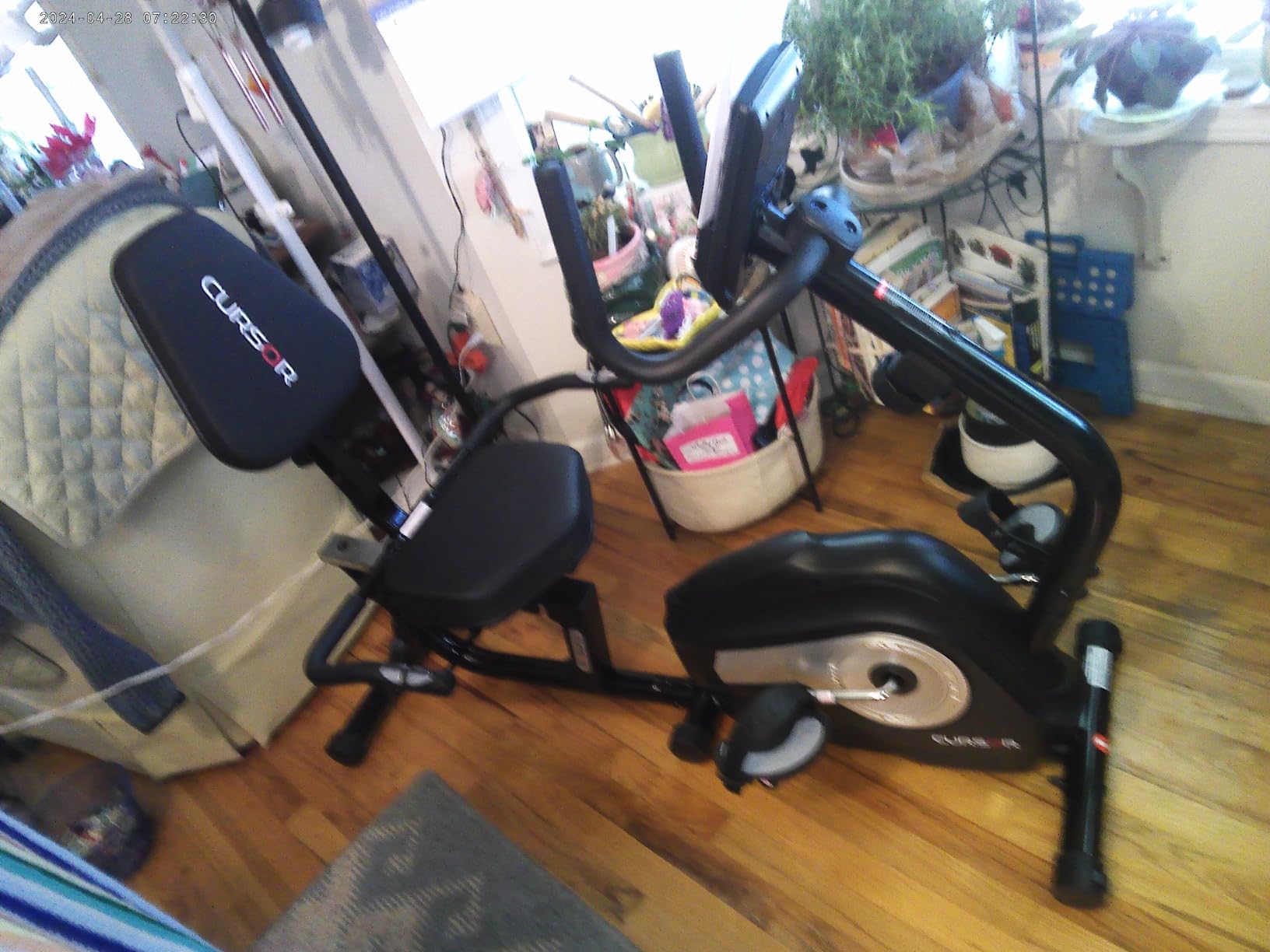 CURSOR Exercise Bike, Magnetic Friction Stationary Bikes for Home with APP customer photo 1