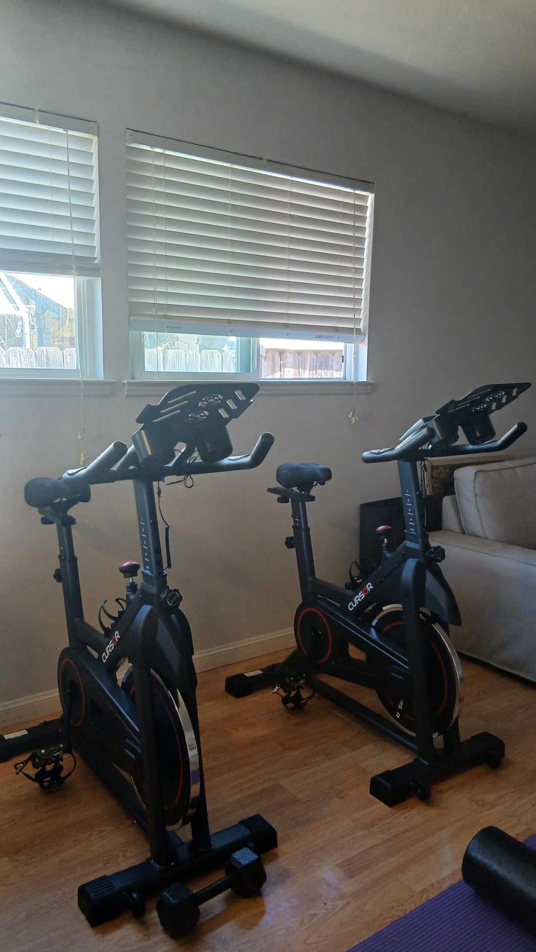 CURSOR Exercise Bike, Magnetic Friction Stationary Bikes for Home with APP customer photo 2