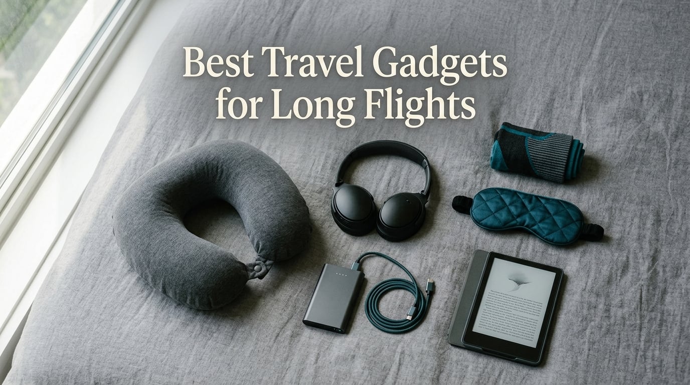 Best Travel Gadgets for Long Flights