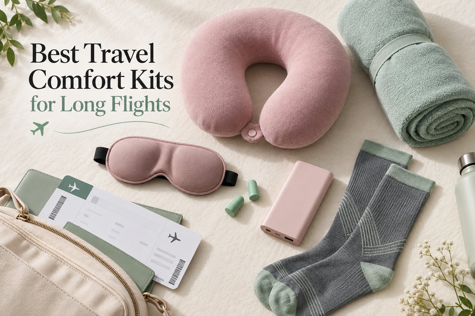 Best Travel Comfort Kits for Long Flights