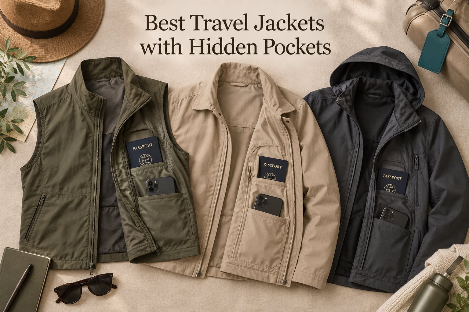Best Travel Jackets with Hidden Pockets