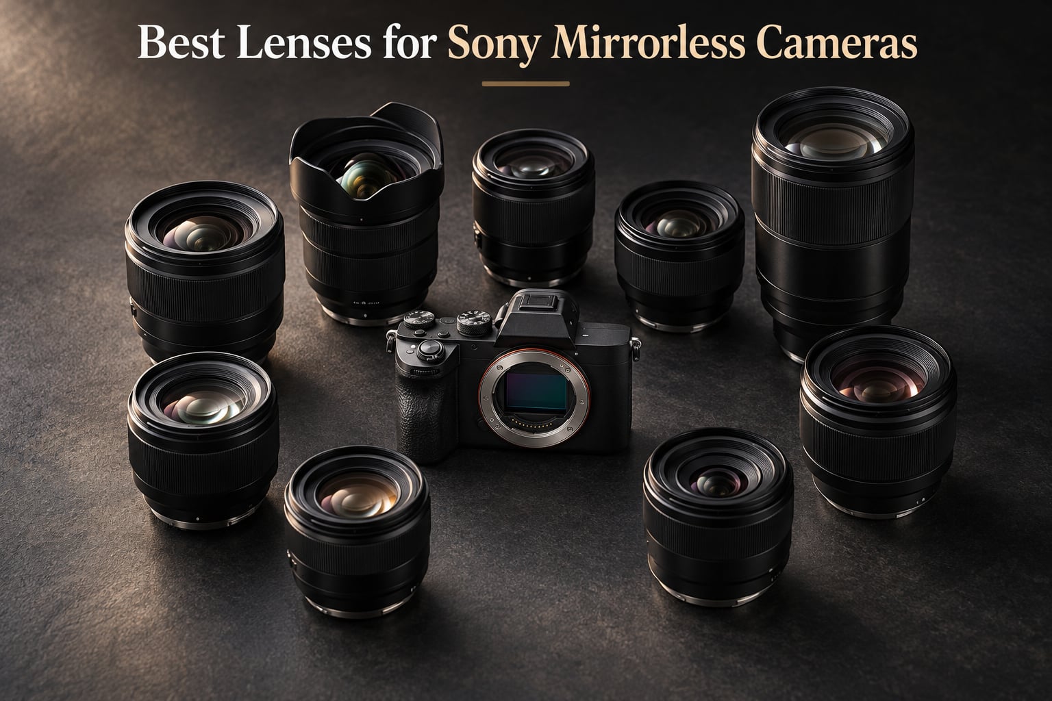 Best Lenses for Sony Mirrorless Cameras