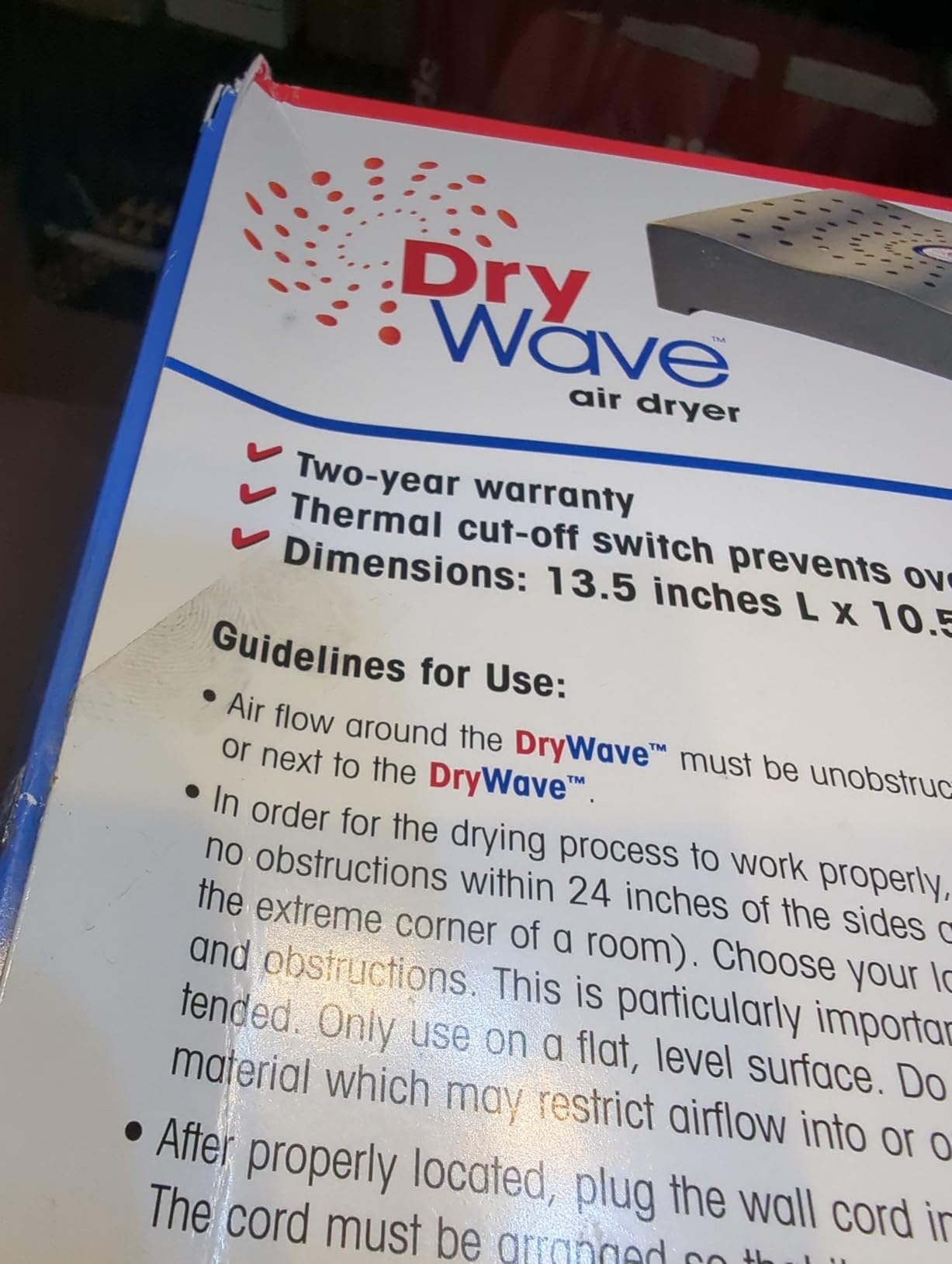 Ironwood Pacific Drywave 1000 Air Dryer customer photo 1