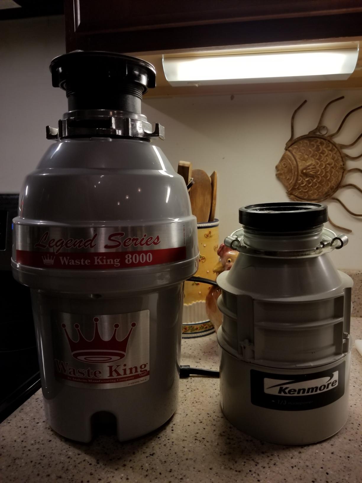 Moen L-8000 Waste King 1 HP Garbage Disposal with Power Cord customer photo 2