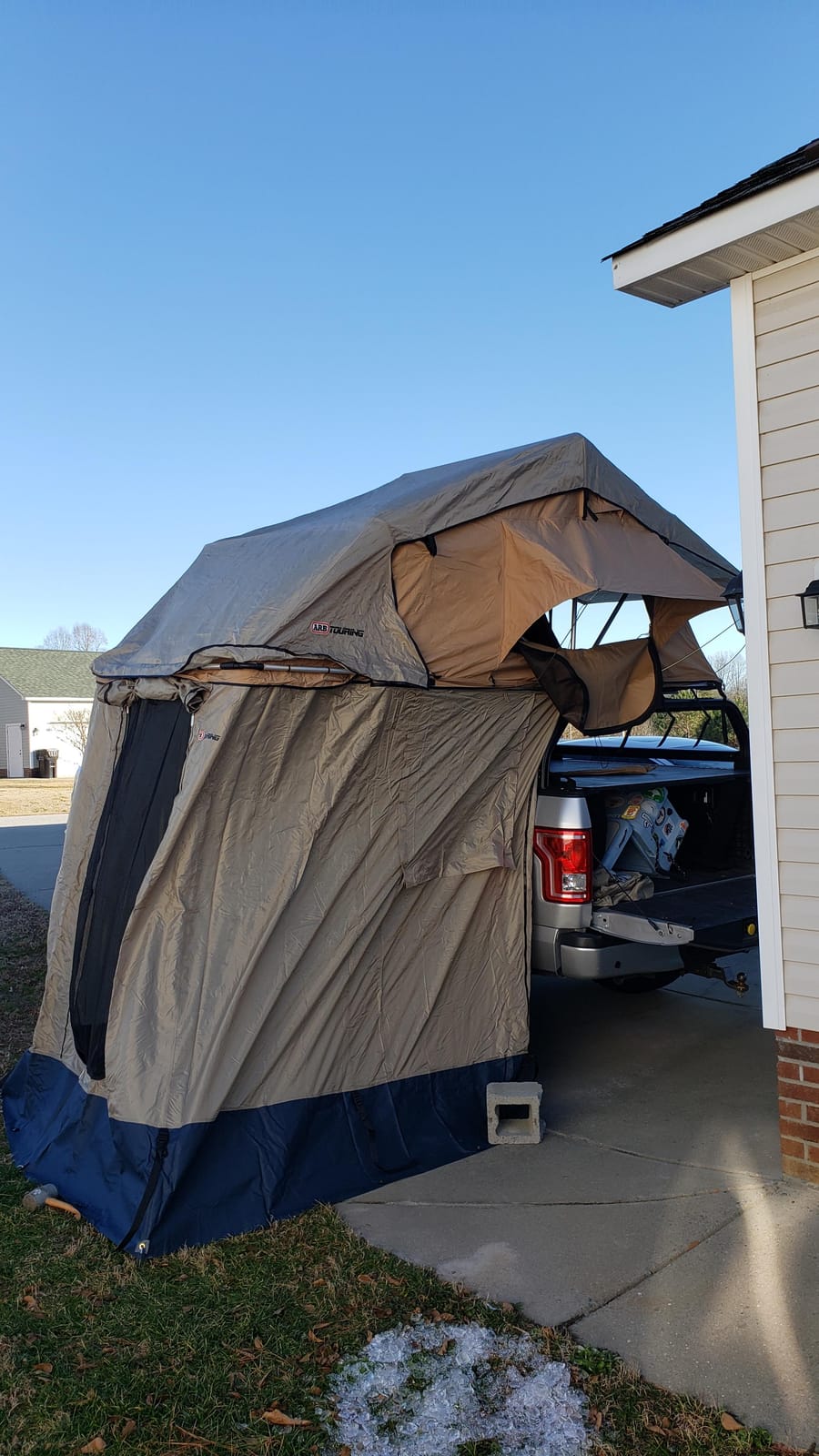 ARB 804100 Simpson III Brown Rooftop Tent Annex/Changing Room customer photo 1