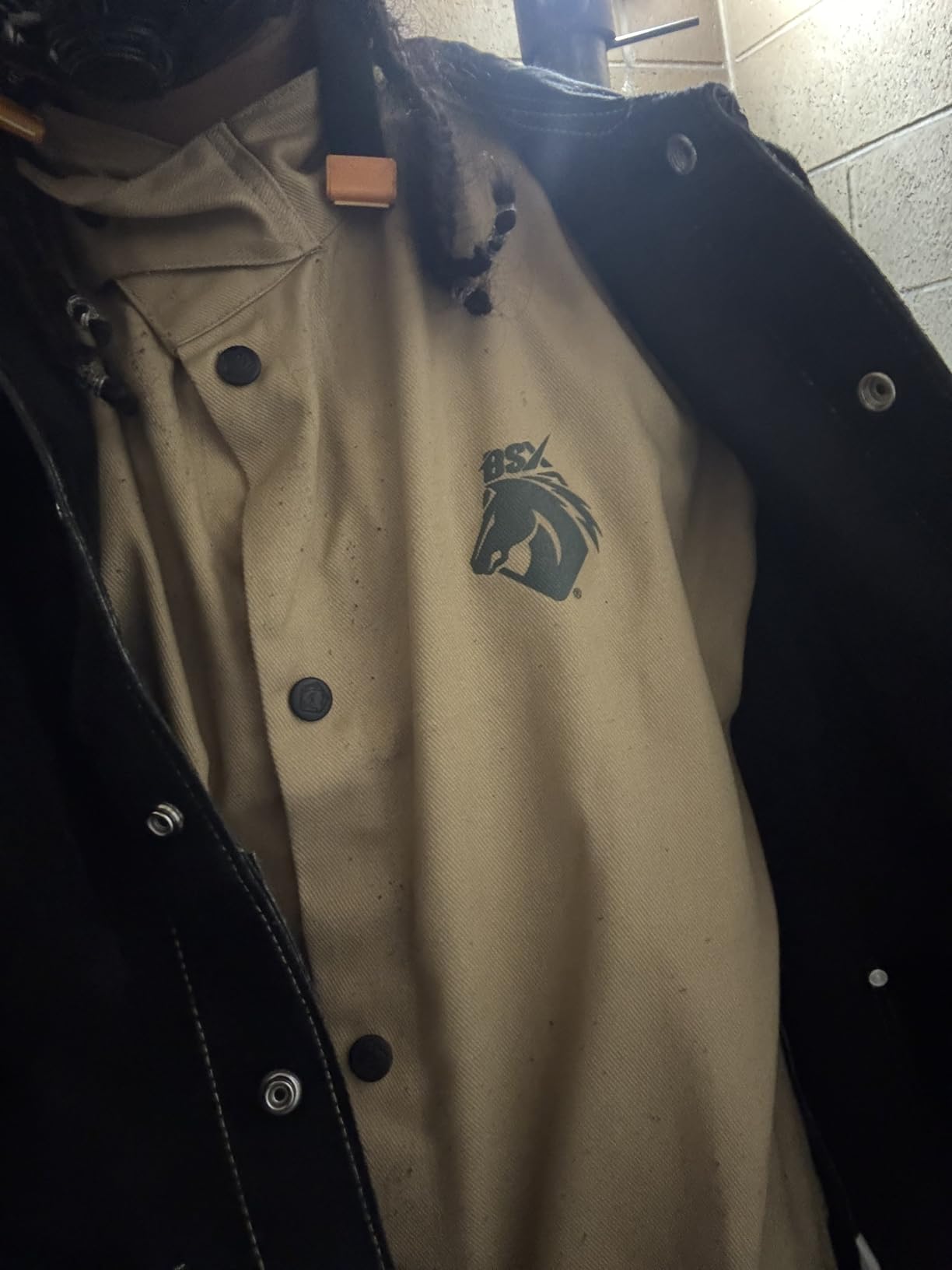 Black Stallion (BXTN9C) BSX 9 oz Flame-Resistant Cotton Welding Jacket customer photo 2