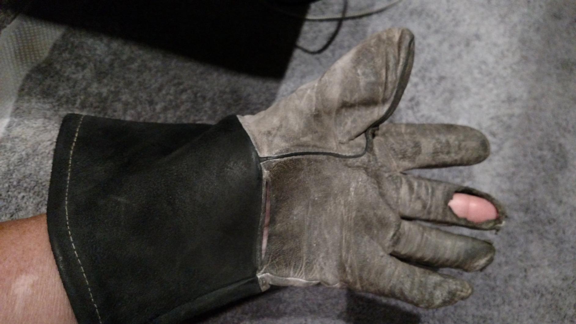 Lincoln Electric Grain Leather TIG Welding Gloves | Comfortable | Lightweight | K2981 - (M -XL) | customer photo 2