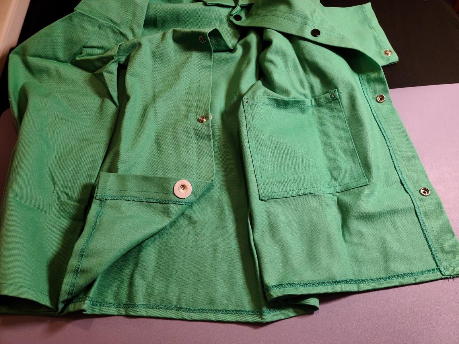 MAGID SparkGuard PVC-Free Flame-Resistant Cotton Jacket customer photo 2