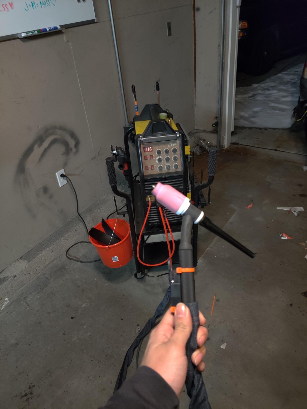 TIG Welding Torch Head Body 17FV Flex/Valve Air-Cool 150A WP-17FV customer photo 2