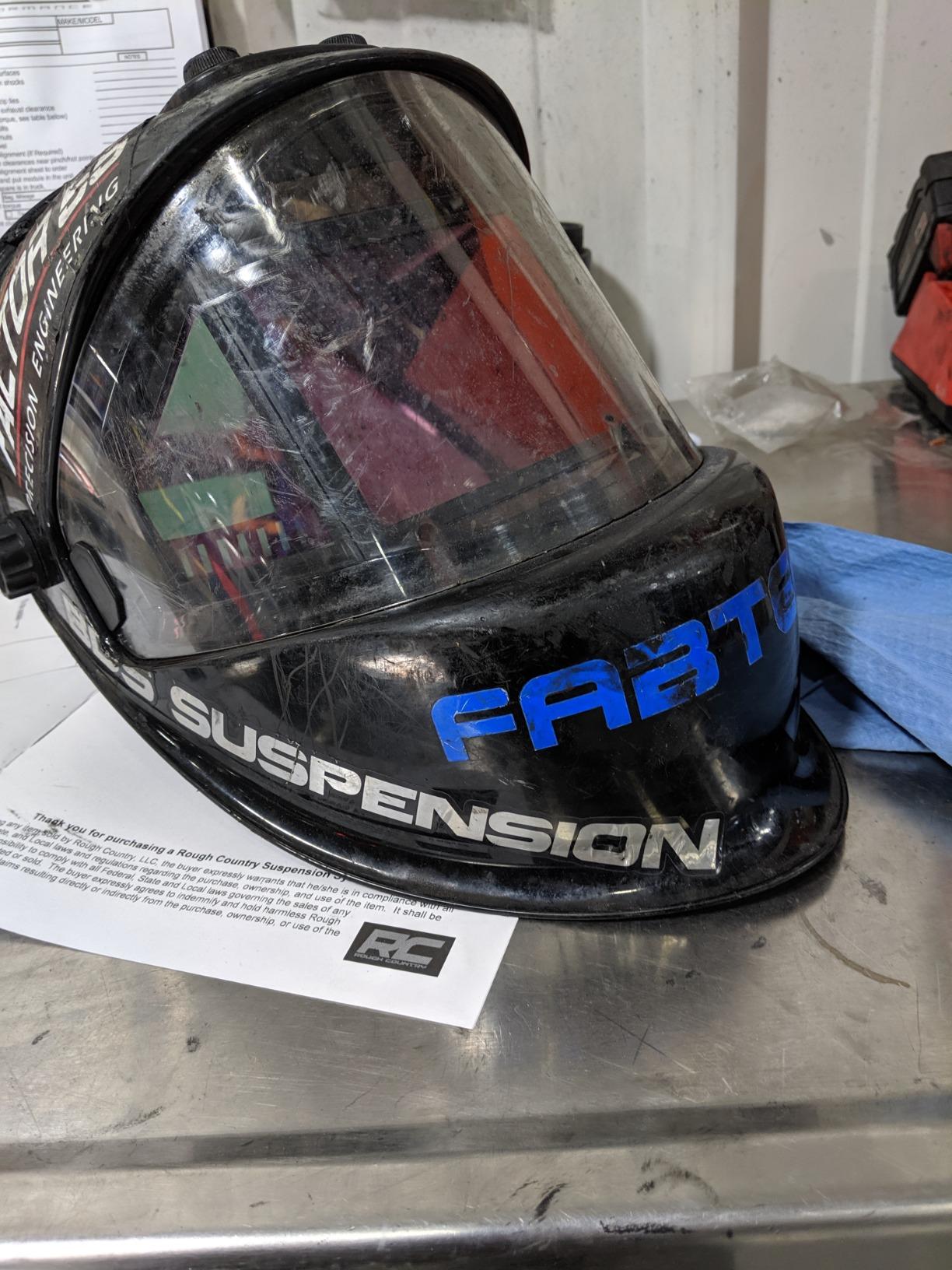 TGR Panoramic 180 View Solar Powered Auto Darkening Welding Helmet - True Color customer photo 2