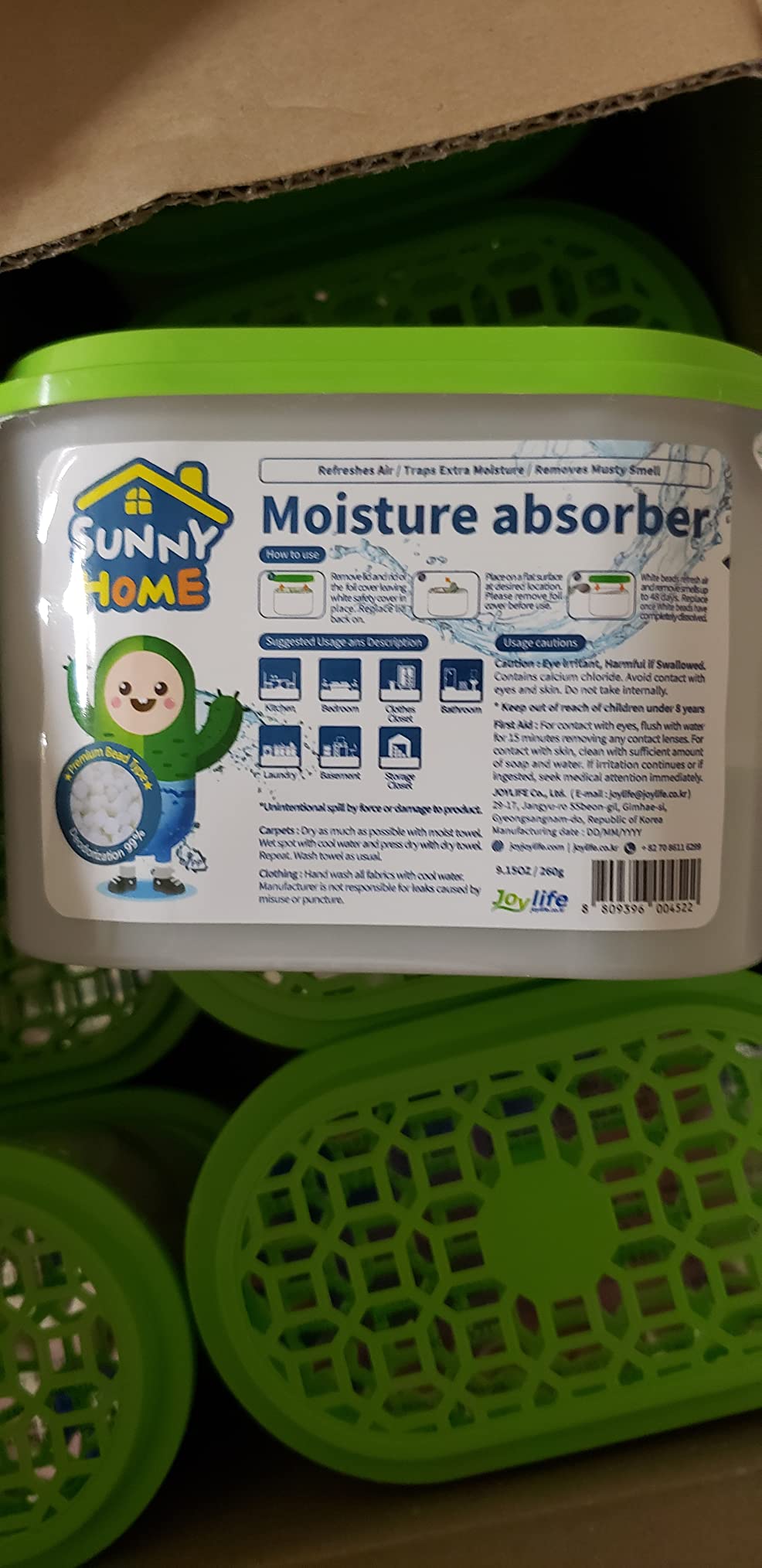 Sunny Home (30 Pack) Moisture Absorbers 9.17oz, Unscented, Odor Eliminator, Dehumidifier and Deodorizer for Closet, Bathroom, Kitchen in Home & RVs. customer photo 2