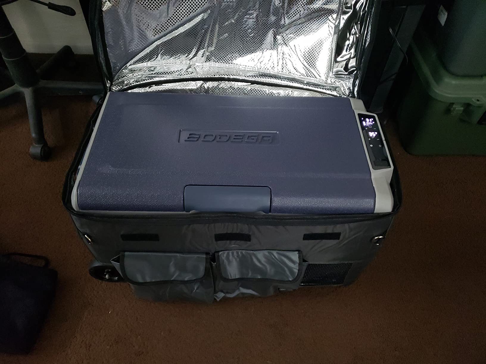 T50 Insulated Protective Cover for Alpicool T50, Bodega 53 Quart, VEVOR 53 Qt Dual Zone Car Fridge Freezer customer photo 1