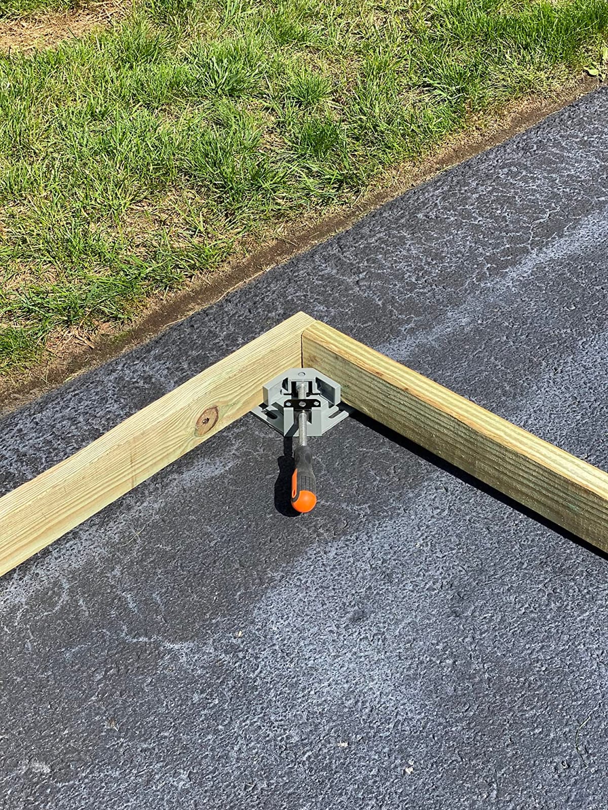 2 Pack Right Angle Clamp - 90 Degree Clamps for Woodworking, Single Handle Aluminum Alloy Corner Clamp with Adjustable Swing Jaw for Welding, Wood-Working, Drilling, Crafting Project customer photo 2
