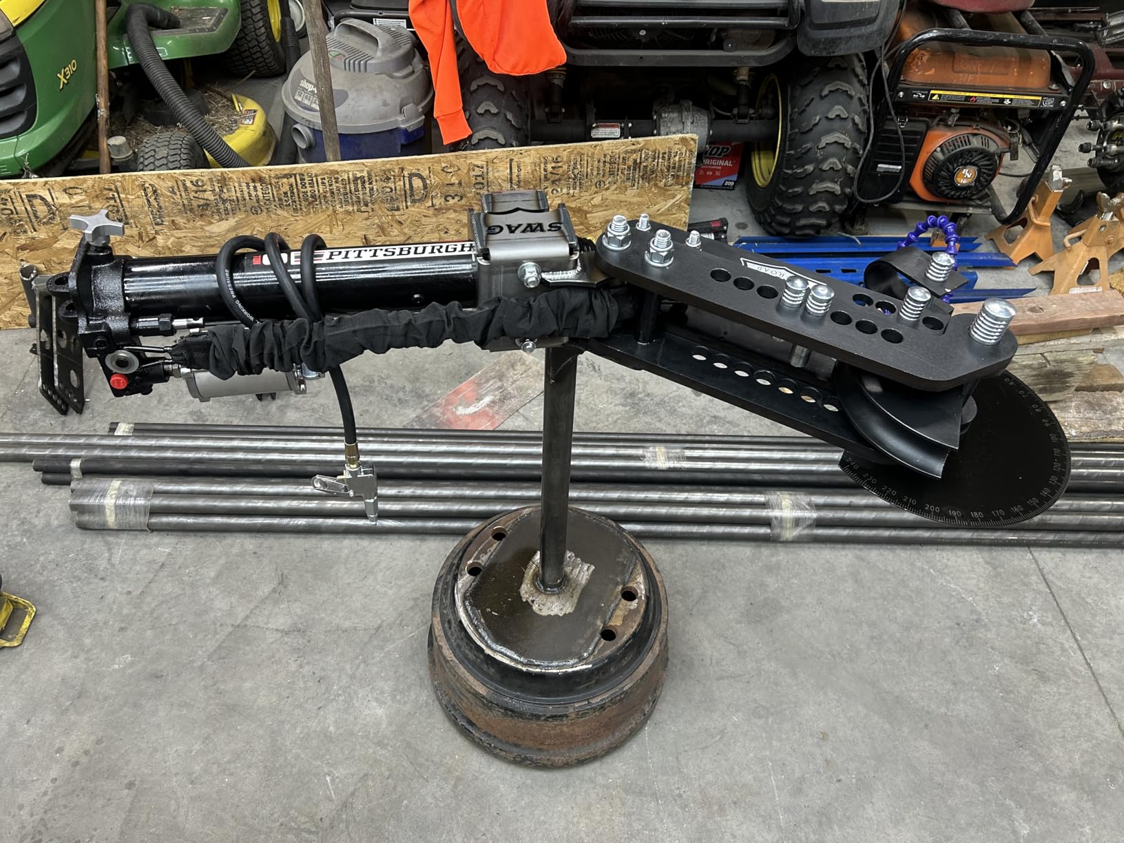 ECOTRIC Tube and Pipe Bender Black Oxide Coating Steel Manual Hand Bender customer photo 2