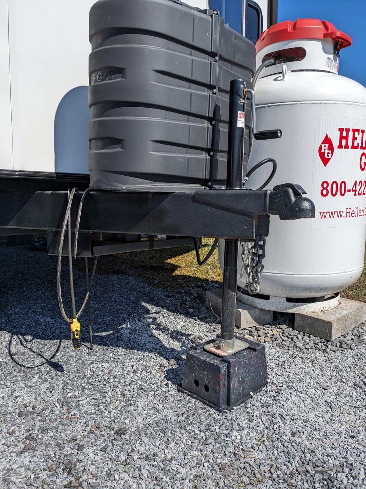 OX BLOX Heavy Duty Trailer Jack Block - 10,000 lb Capacity - Made in USA customer photo 1