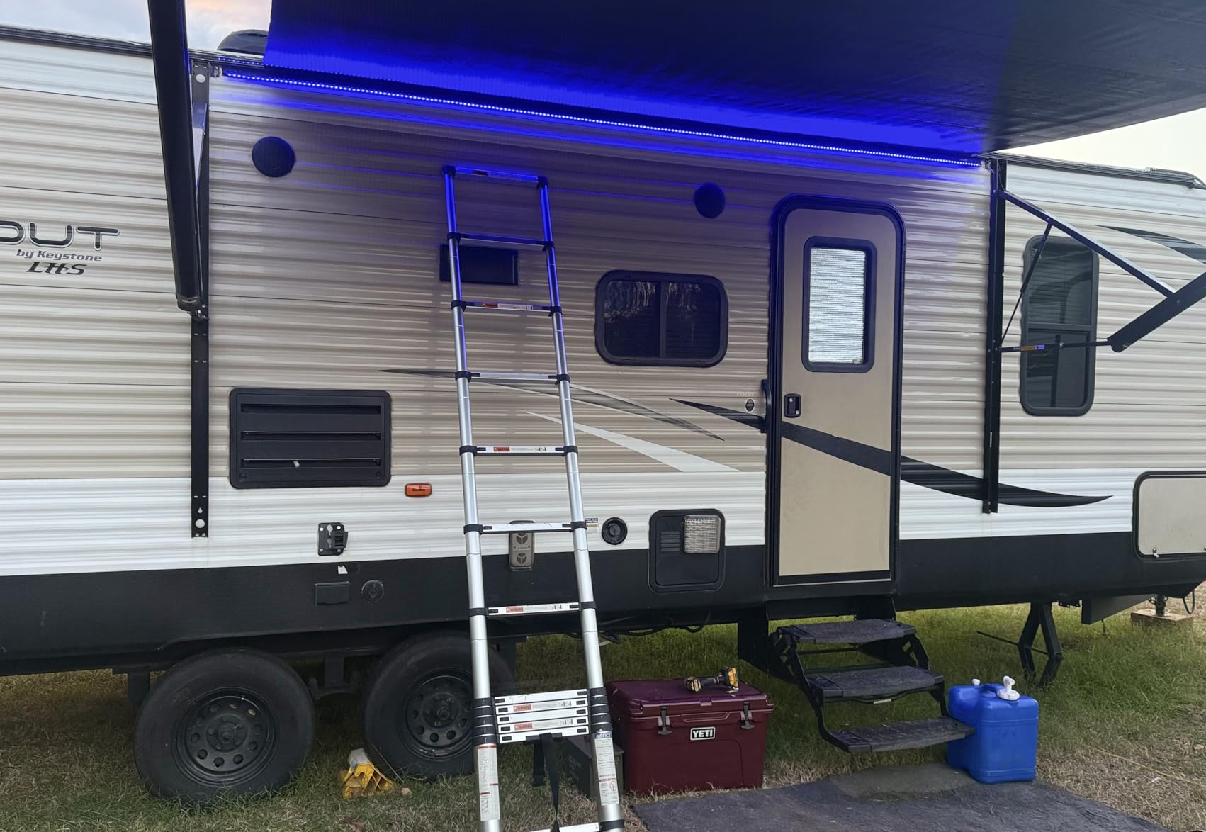 RV Awning Led Lights,12V 20FT White Camper Awning Lights customer photo 2