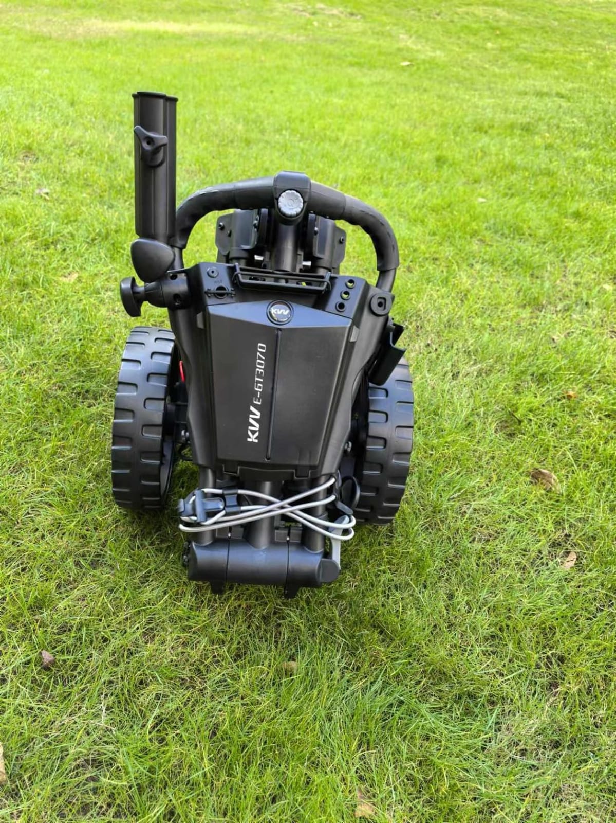 KVV Electric Golf Push Cart with Remote Control, Super Compact and Lightweight Electric Golf Cart,Smallest Folding Size Electric Golf Cart, Suitable for All Terrains, and （Charcoal） customer photo 2
