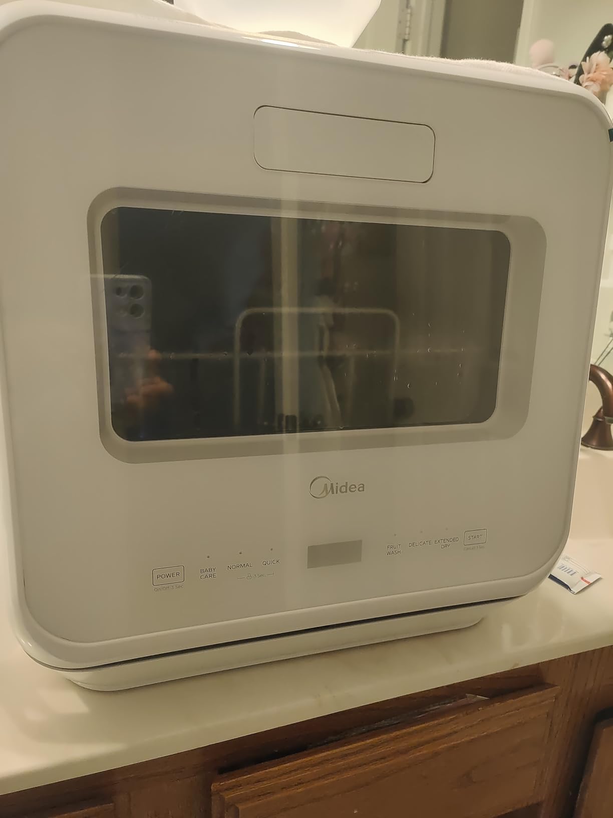 Midea Countertop Dishwasher with 1.32Gal Tank, Baby Care, 5+1 Programs customer photo 2
