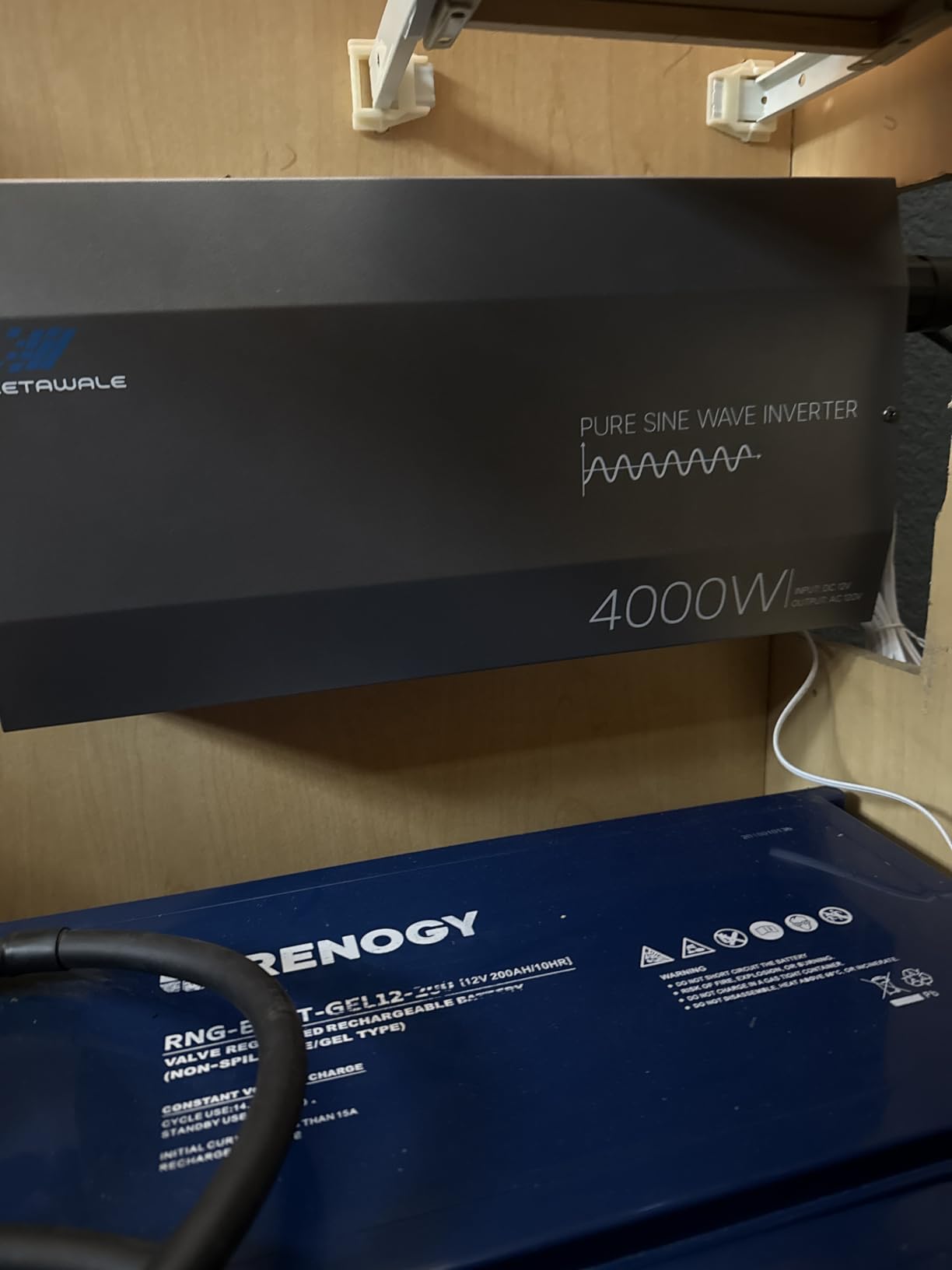 2500W Pure Sine Wave Inverter 12V DC to 120V AC with Built-in ATS for RVs customer photo 1