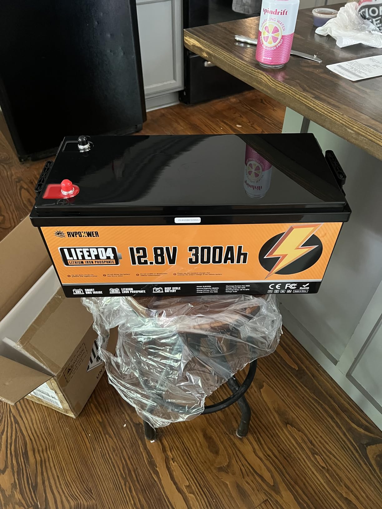 12V 300Ah LiFePO4 Battery, 3840Wh Lithium Battery with 200A BMS customer photo 1