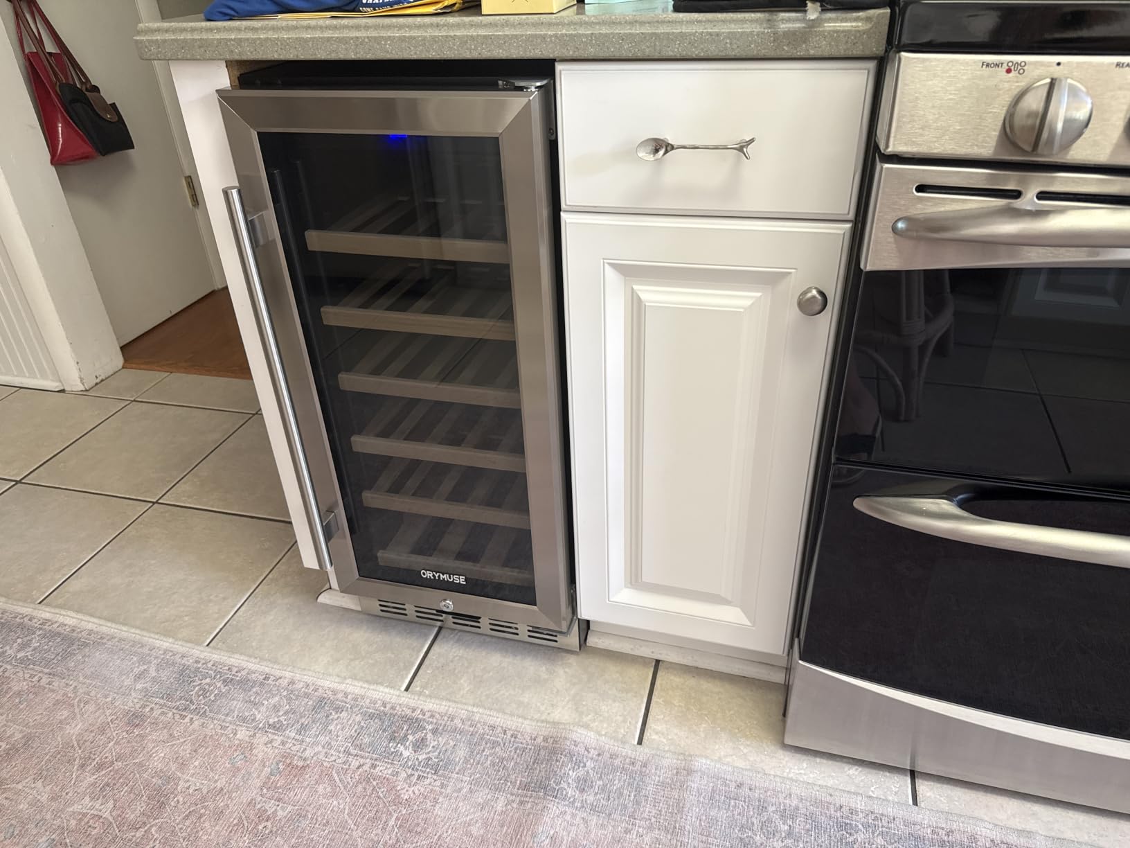 ORYMUSE 24 Inch Dual Zone Wine Cooler, 52 Bottle Built-In Wine Fridge customer photo 1