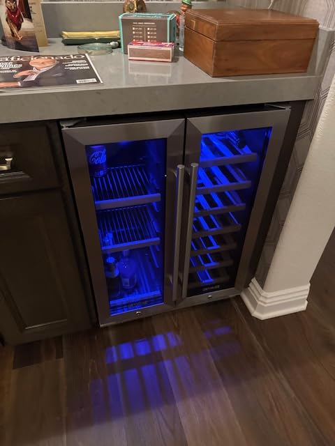 ORYMUSE 24 Inch Dual Zone Wine Cooler, 52 Bottle Built-In Wine Fridge customer photo 2
