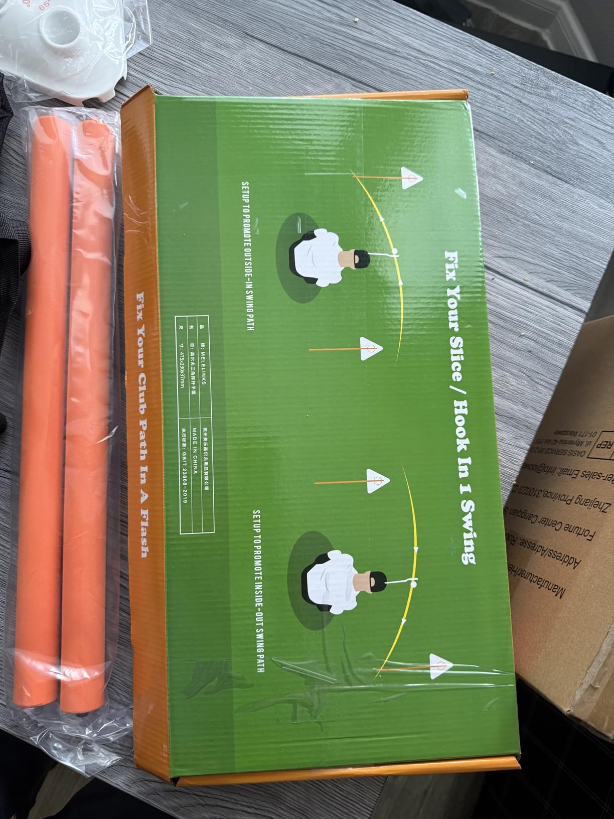 Golf Swing Training Aid - Alignment Discs & Rods | Corrects Setup, Posture, Swing Plane & Path to Fix Slice and Hook | Achieve Consistent Contact, Increase Distance & Accuracy customer photo 2