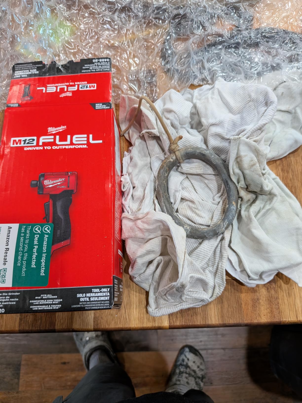 Milwaukee Electric - M12 Fuel 1/4 INCH Right Angle DIE Grinder Tool customer photo 2