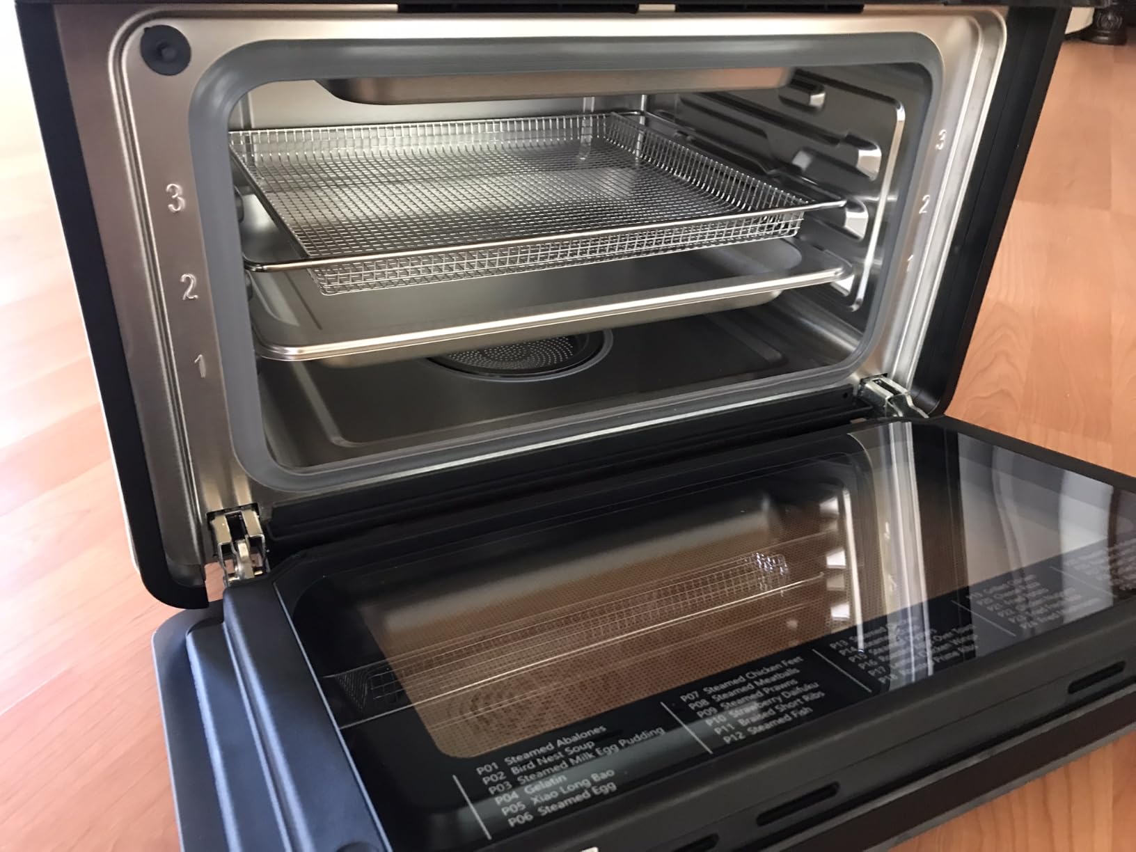 ROBAM Toaster Air Fryer Combi Oven, Countertop Steam Oven 14-in-1 with Convection Steam Roast & Bake, Multi-Stage Cooking, Self-Clean, 7 Modes, 30 Built-In Recipes, for Kitchen Pizza Baking (Green) customer photo 2