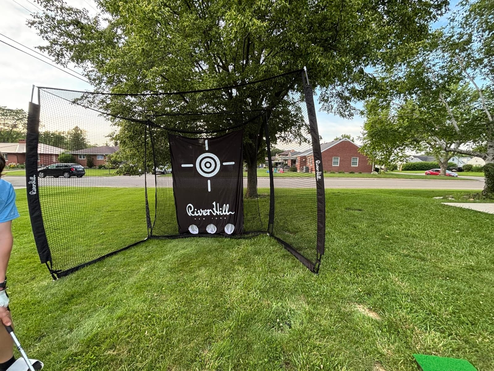 Golf Simulator Enclosure, Hitting Net with Impact Screen for Home Practice customer photo 2