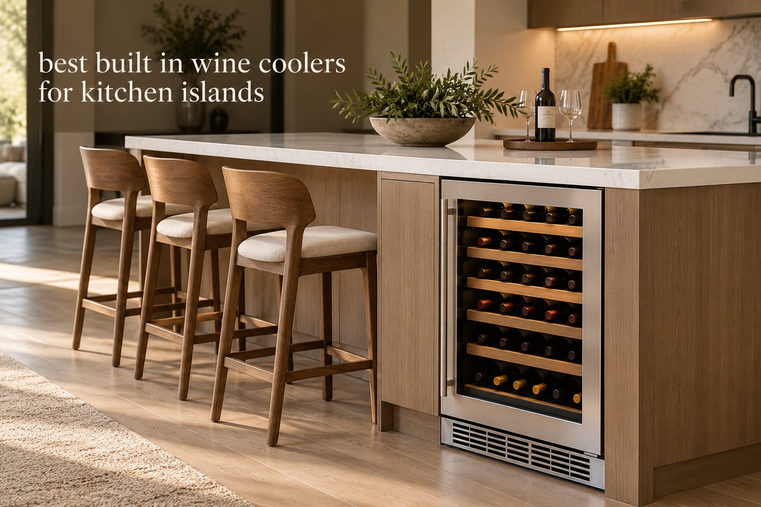 best built in wine coolers for kitchen islands