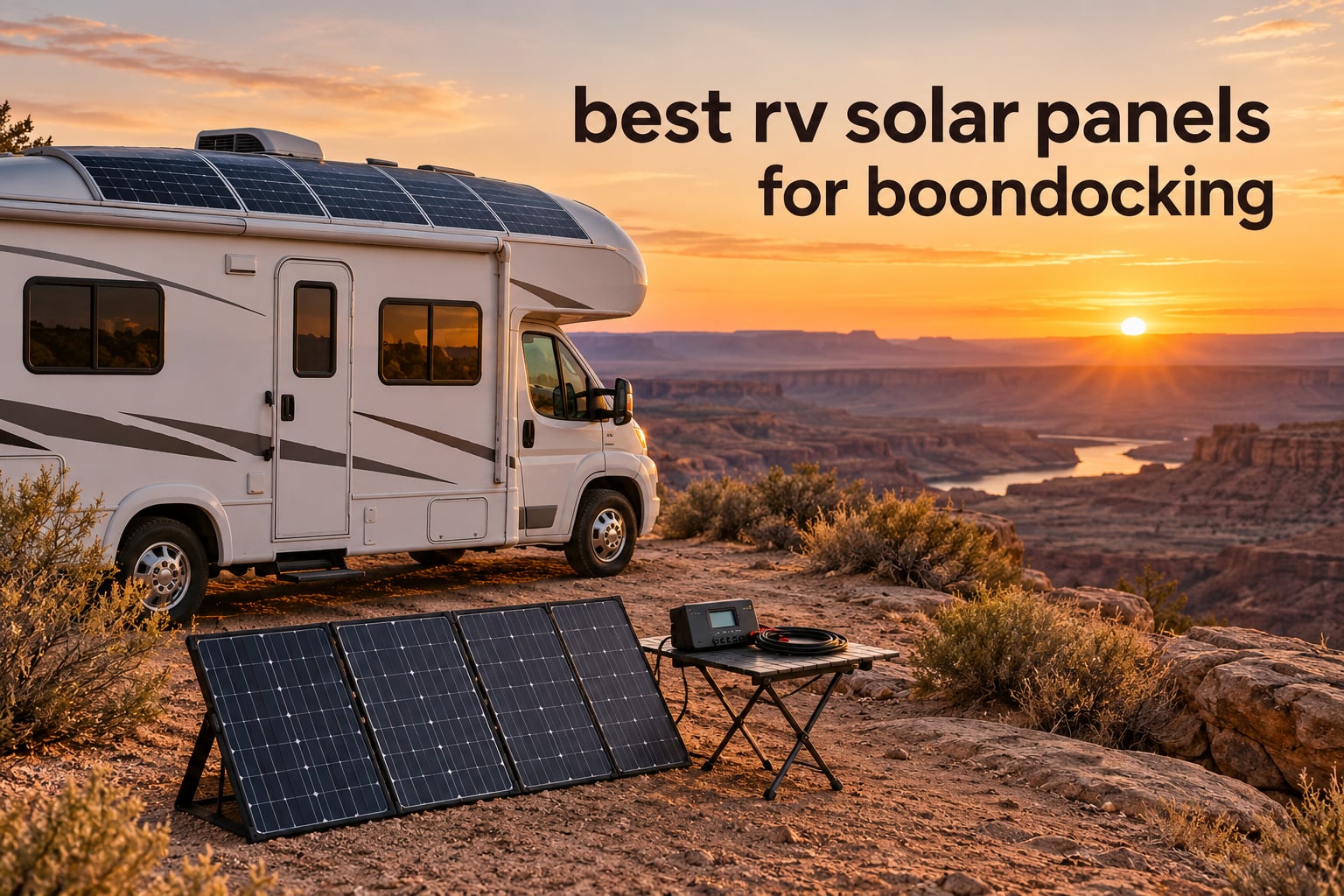 best rv solar panels for boondocking