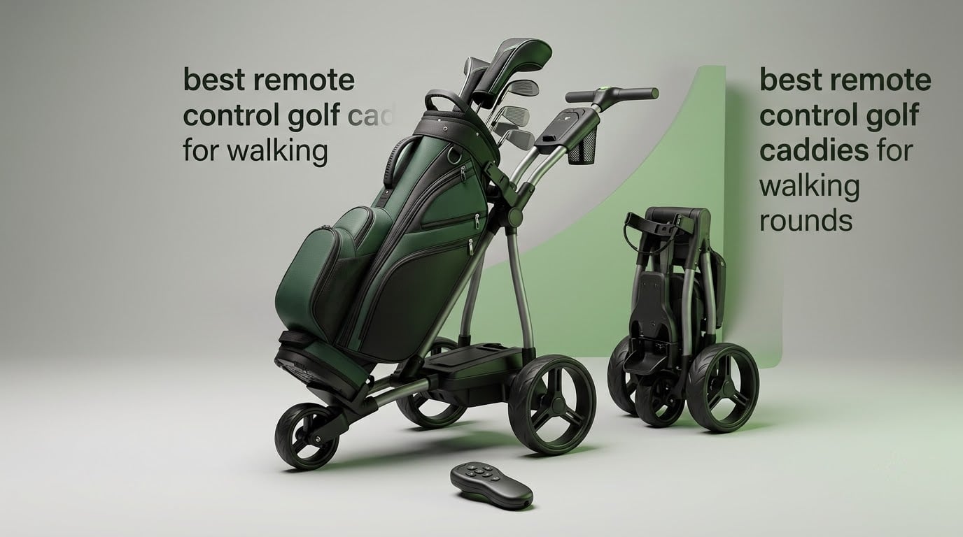 best remote control golf caddies for walking rounds