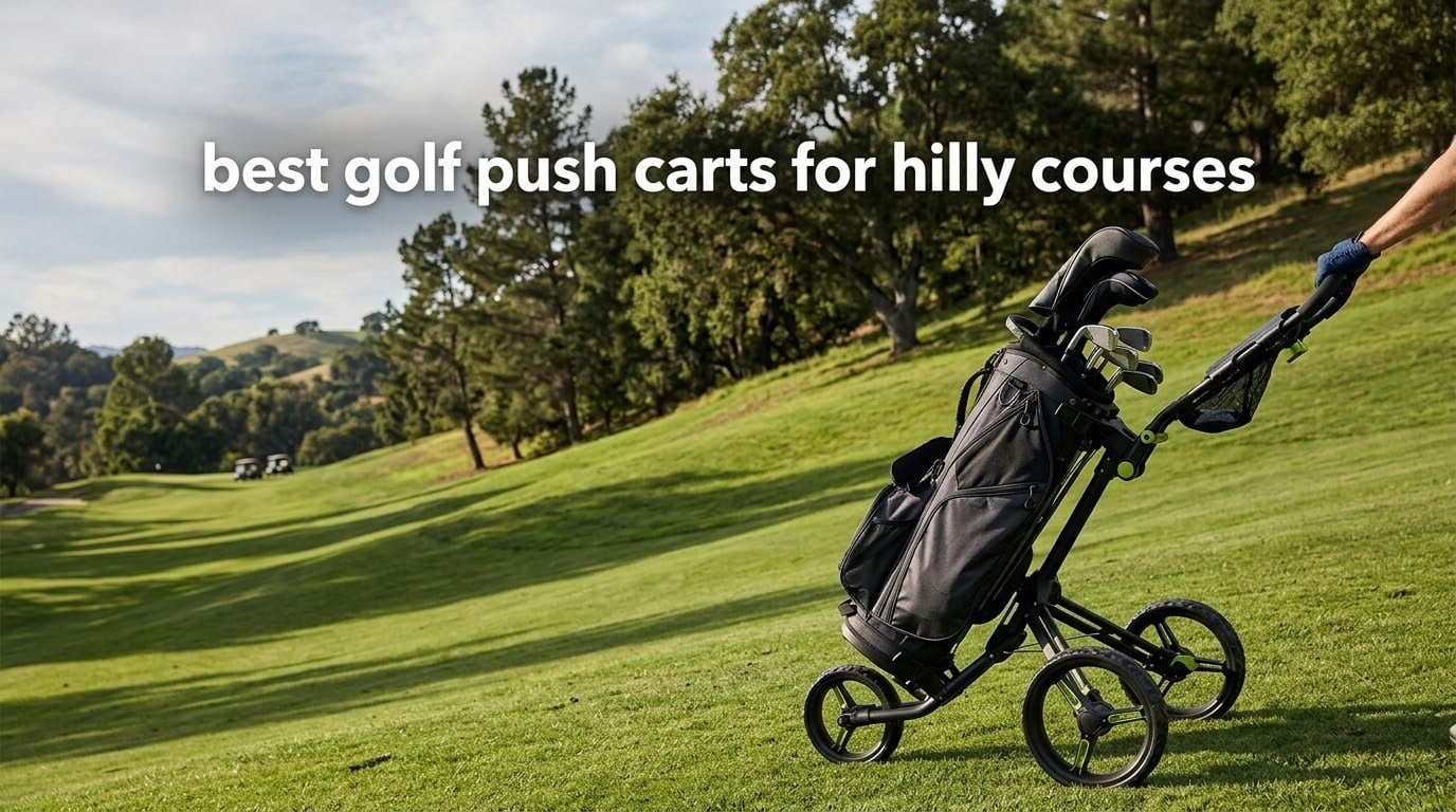 best golf push carts for hilly courses