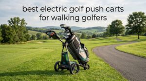best electric golf push carts for walking golfers