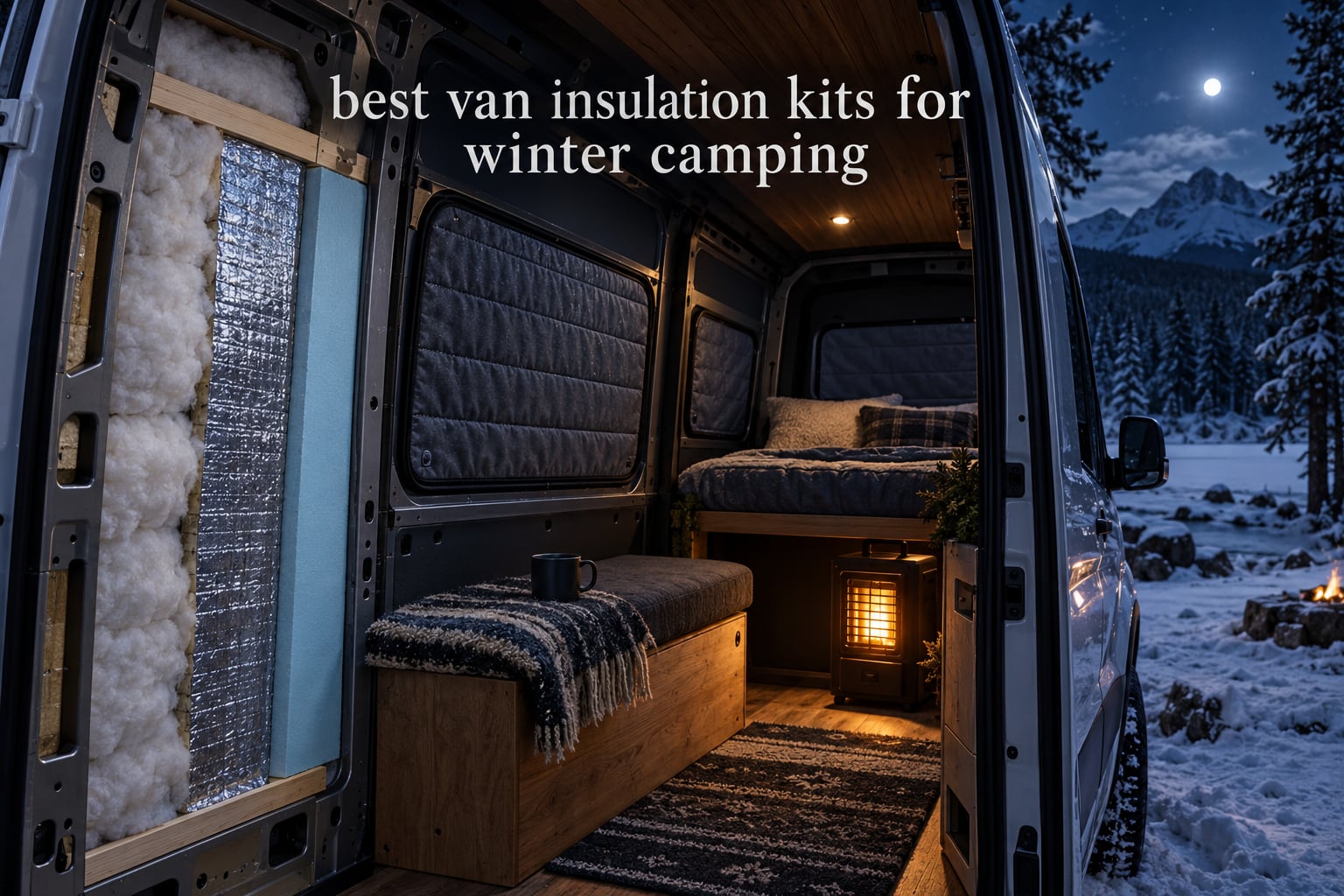 best van insulation kits for winter camping